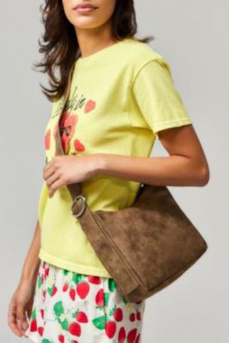 UO Square Faux Leather Sling Bag - Brown at - Urban Outfitters - Modalova