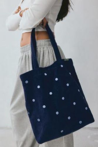 Tab Corduroy Polka Dot Tote Bag - Navy 13cm x W: 33cm x H: 39cm at Urban Outfitters - BDG - Modalova