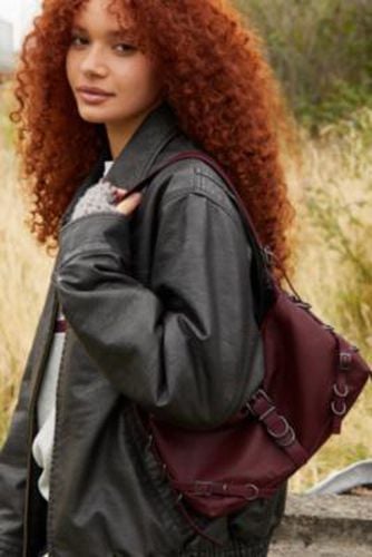 Iets frans. Hayden Small Faux Leather Slouch Shoulder Bag - Maroon at Urban Outfitters - iets frans... - Modalova