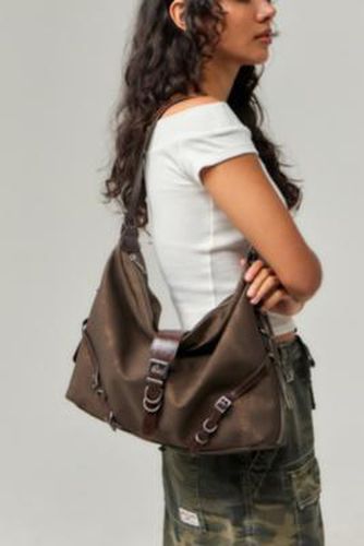 UO Hayden Faux Leather Shoulder Bag - Brown at - Urban Outfitters - Modalova