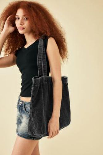 Tab Corduroy Tote Bag - Black ALL at Urban Outfitters - BDG - Modalova