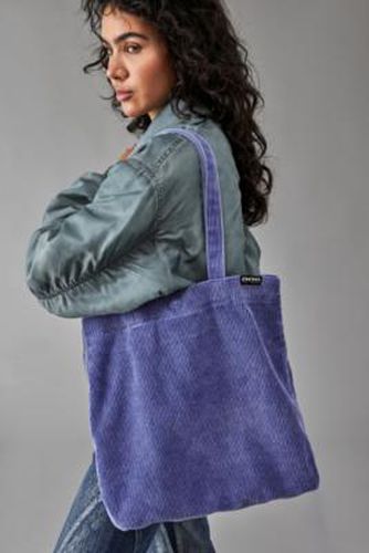 Tab Corduroy Tote Bag - Dark Blue ALL at Urban Outfitters - BDG - Modalova
