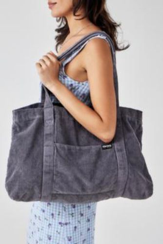 Tab Corduroy Tote Bag - Grey ALL at Urban Outfitters - BDG - Modalova