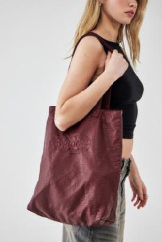 Washed Faux Leather Tote Bag - Red at Urban Outfitters - BDG - Modalova