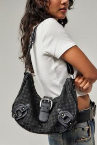 Iets frans. Monogram Large Slouch Shoulder Bag - Black at Urban Outfitters - iets frans... - Modalova