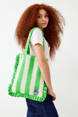 Knit Tote Bag - Green ALL at Urban Outfitters - Damson Madder - Modalova