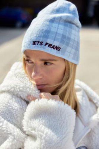 Iets frans. Check Beanie - Blue at Urban Outfitters - iets frans... - Modalova