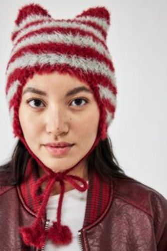 UO Micro Ears Knit Beanie - Grey at - Urban Outfitters - Modalova