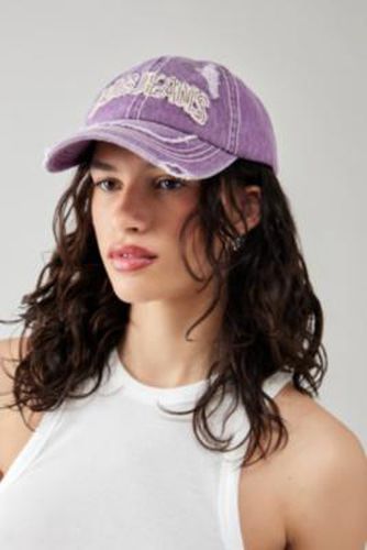 Distressed Logo Cap - Purple at Urban Outfitters - BDG - Modalova