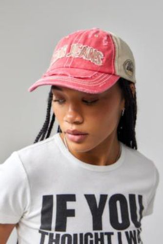 Distressed Logo Cap - Red at Urban Outfitters - BDG - Modalova