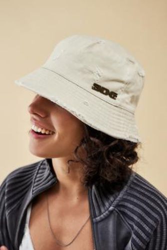 Distressed Denim Bucket Hat - Cream at Urban Outfitters - BDG - Modalova