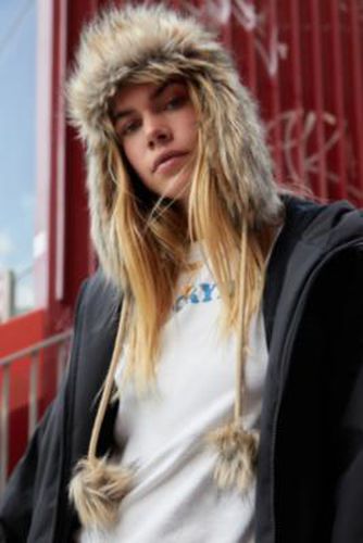 Phoenix Faux Fur Trapper Hat - Neutral at - Urban Outfitters - Modalova