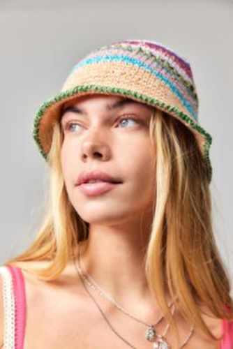 UO Twisted Yarn Bucket Hat - Green at - Urban Outfitters - Modalova