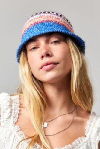 UO Twisted Yarn Bucket Hat - Blue at - Urban Outfitters - Modalova