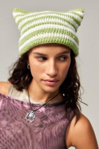 UO Ears Crochet Knit Beanie - at - Urban Outfitters - Modalova