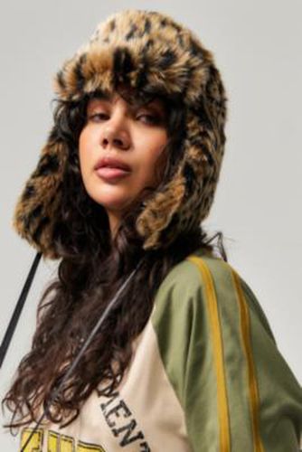 UO Lilah Fur Trapper Hat - Brown at - Urban Outfitters - Modalova