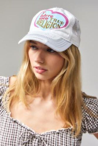 J'Adore Mon Trucker Cap - White at Urban Outfitters - True Religion - Modalova