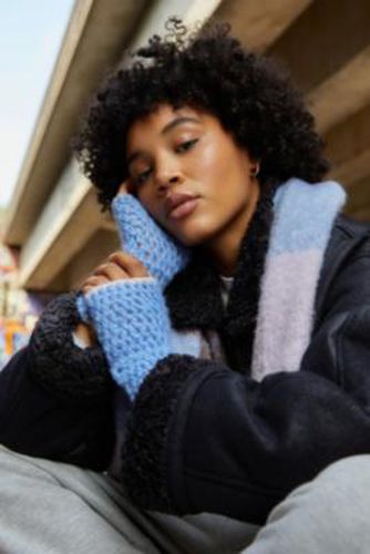 UO Contrast Trims Fingerless Gloves - at - Urban Outfitters - Modalova