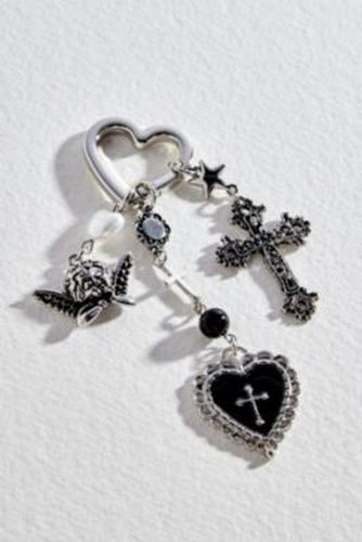 UO Cross Charm Keyring - at - Urban Outfitters - Modalova