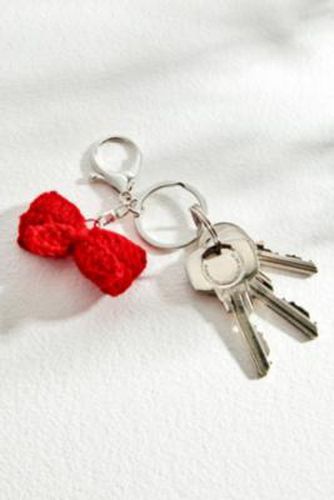Bow Knitted Keyring - Red at - Urban Outfitters - Modalova