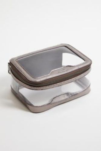 UO Zip-Around Makeup Bag - Silver ALL at - Urban Outfitters - Modalova
