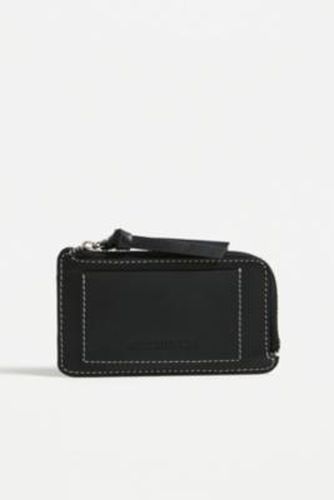 UO Buff Leather Cardholder - Black at - Urban Outfitters - Modalova