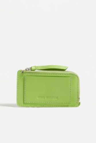 UO Buff Leather Cardholder - Lime at - Urban Outfitters - Modalova