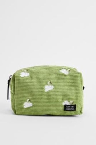 UO Swan Novelty Corduroy Makeup Bag - ALL at - Urban Outfitters - Modalova