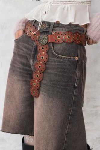 UO Mini Leather Concho Belt - S/M at - Urban Outfitters - Modalova
