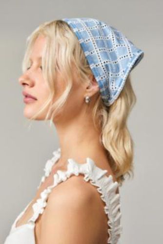 UO Denim Check Headscarf - at - Urban Outfitters - Modalova