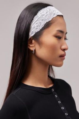 UO Lace Headband - White at - Urban Outfitters - Modalova