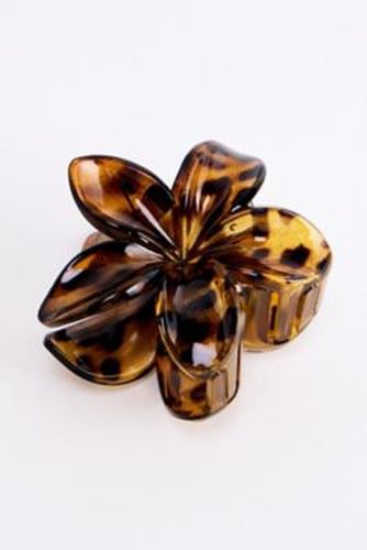 Tort Shell Tropical Flower Claw - Brown at - Urban Outfitters - Modalova