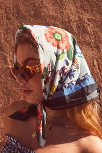 UO Embroidered Floral Neck Scarf - at - Urban Outfitters - Modalova