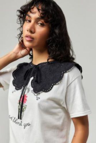 Broderie Collar - Black at Urban Outfitters - Kimchi Blue - Modalova