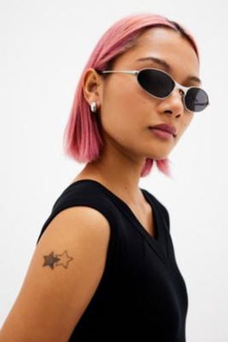 UO Metal Frame Sunglasses - Silver at - Urban Outfitters - Modalova