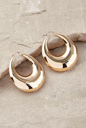 XL Tapered Hoop Earrings - Gold at Urban Outfitters - Silence + Noise - Modalova