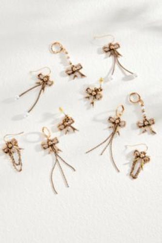 Antique Bow Earrings 5-Pack - Gold at Urban Outfitters - Silence + Noise - Modalova