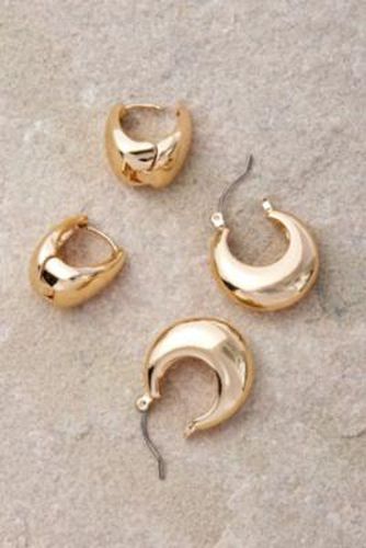 Angular Hoop Earrings 2-Pack - at Urban Outfitters - Silence + Noise - Modalova