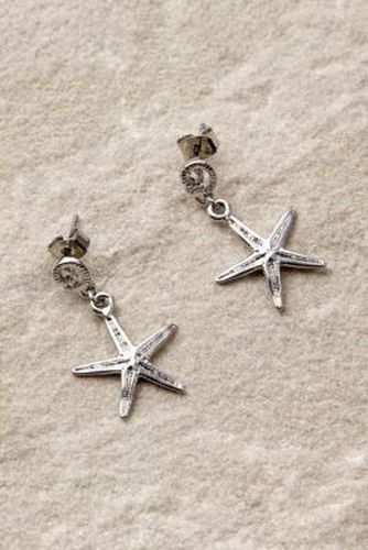 Starfish Drop Earrings - Silver at Urban Outfitters - Silence + Noise - Modalova