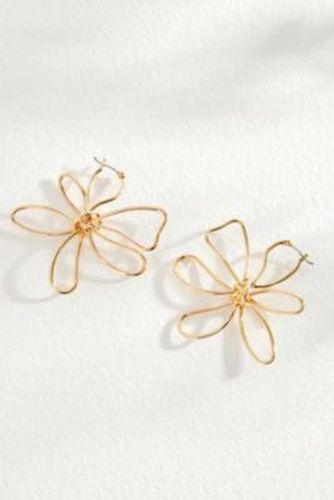 Metal Petal Flower Earrings - at Urban Outfitters - Silence + Noise - Modalova