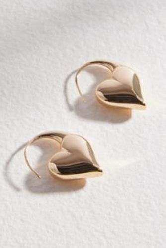 Heart Loop Earrings - Gold at Urban Outfitters - Silence + Noise - Modalova