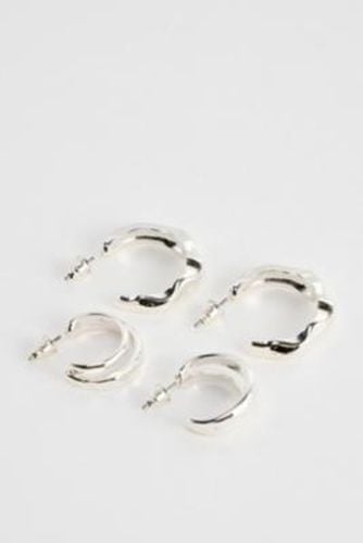 UO Molten Hoop Earrings 2-Pack - at - Urban Outfitters - Modalova