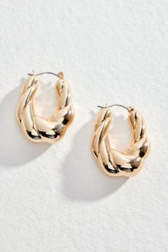 Vintage Twist Oval Hoop Earrings - at Urban Outfitters - Silence + Noise - Modalova