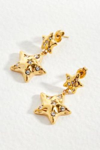 Star Drop Earrings - Gold at Urban Outfitters - Zambah - Modalova