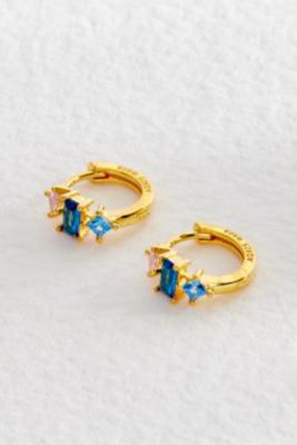 Triple Huggie Earrings - Blue at Urban Outfitters - Caotic - Modalova