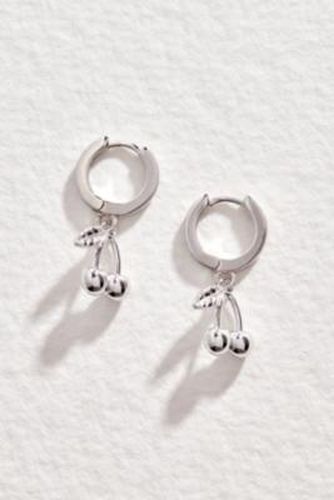 Cherry Bomb Hoop Earrings - Silver at Urban Outfitters - Lucky Eleven - Modalova