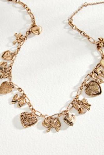 Antique Charm Necklace - Gold at Urban Outfitters - Silence + Noise - Modalova