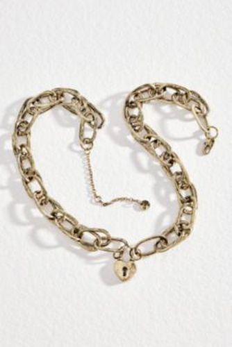 Padlock Chain Choker - at Urban Outfitters - Silence + Noise - Modalova