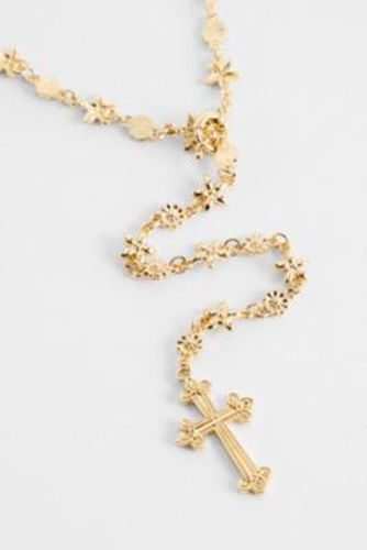 Petal Link Cross Lariat Necklace - at Urban Outfitters - Silence + Noise - Modalova