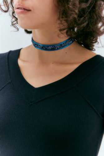 Beaded Fabric Choker - Blue at Urban Outfitters - Silence + Noise - Modalova